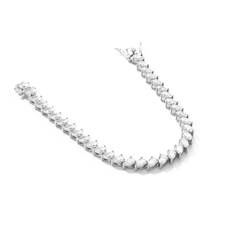 Pear Shape Tennis Bracelet