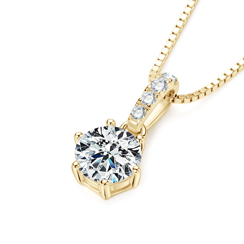 Moissanite necklace