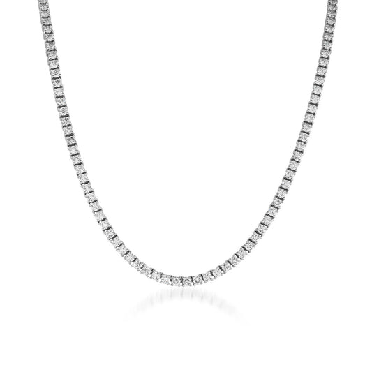 moissanite tennis necklace