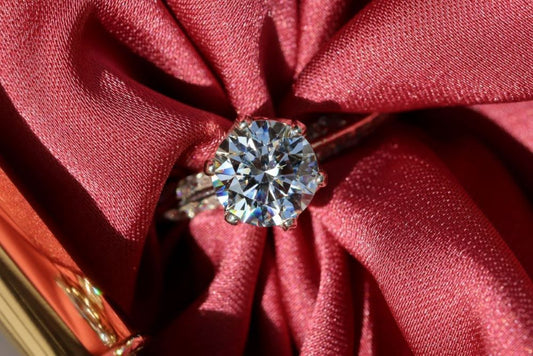 5 carat moissanite ring