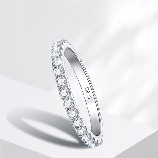 Moissanite Eternity Ring