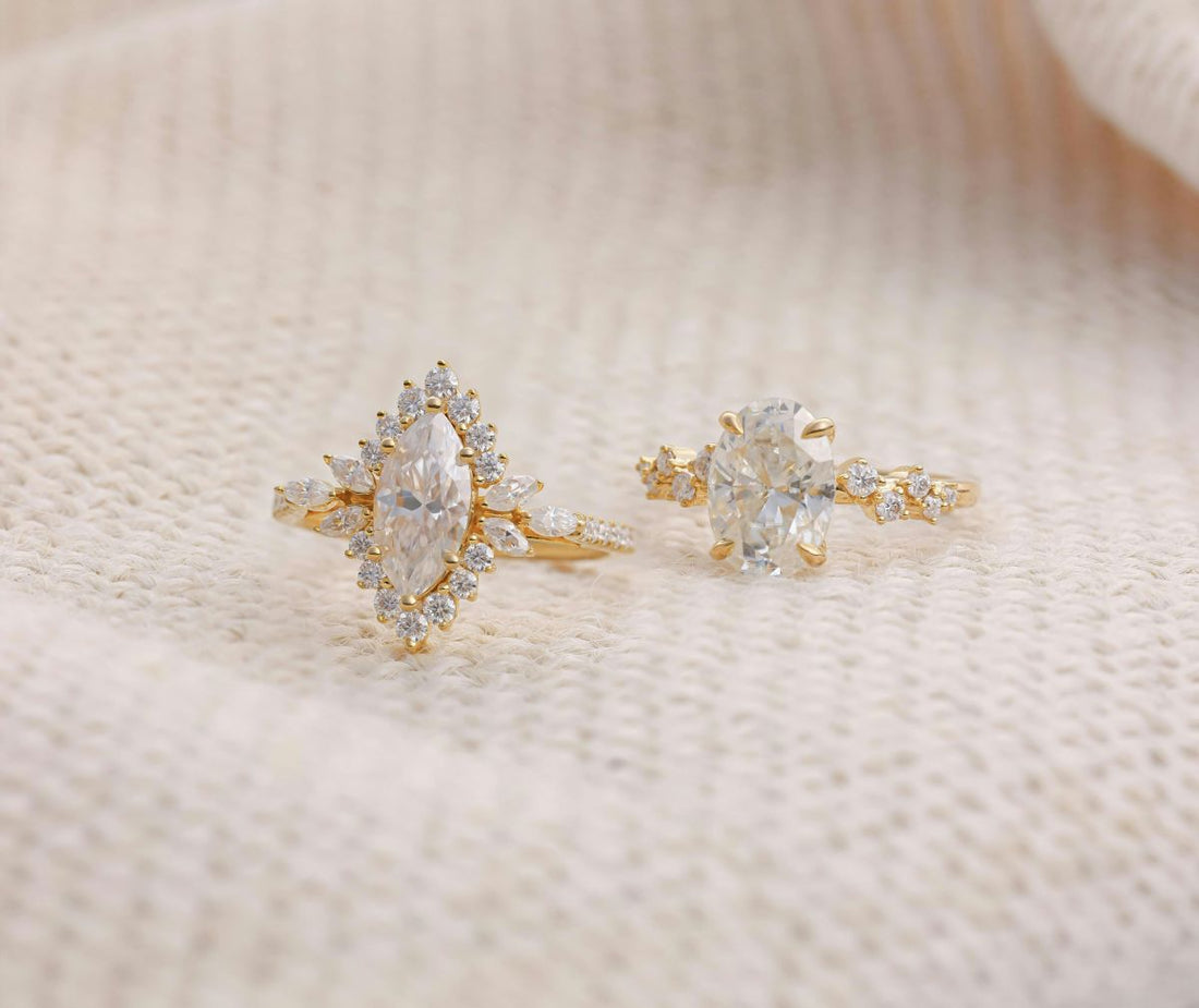 Moissanite rings