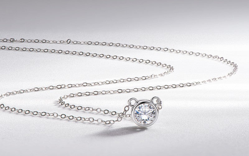 Moissanite necklace