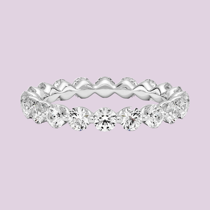 Moissanite Eternity Ring