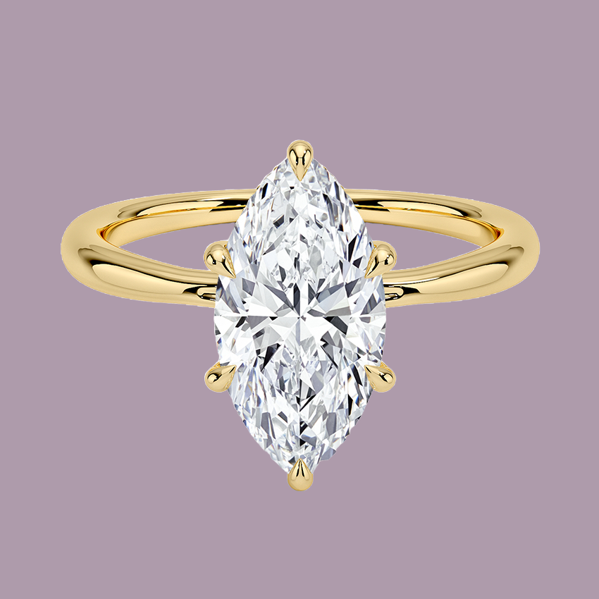 Marquise Moissanite Ring