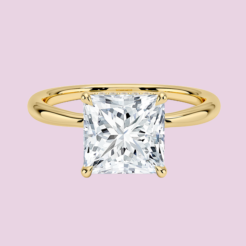 Princess Cut Moissanite Ring