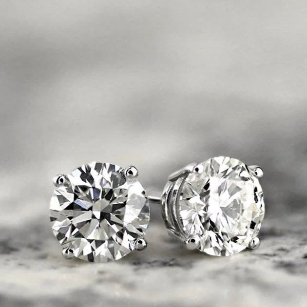 Moissanite earrings