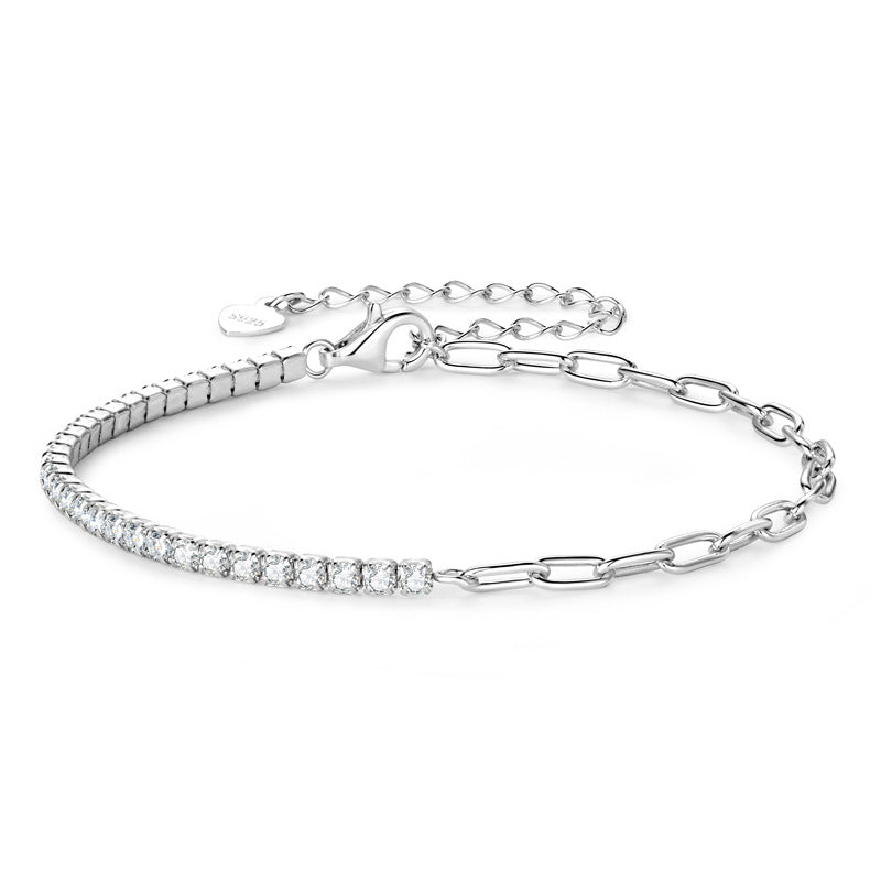 Moissanite Eternity Tennis Bracelet