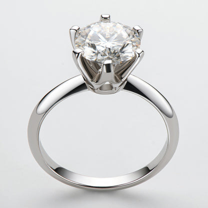 Moissanite 3 carat Ring D color VVS1 