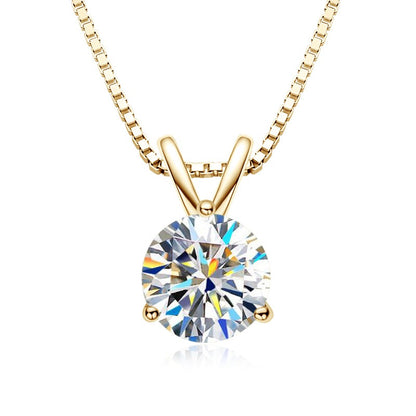 Classic Moissanite Pendant Necklace