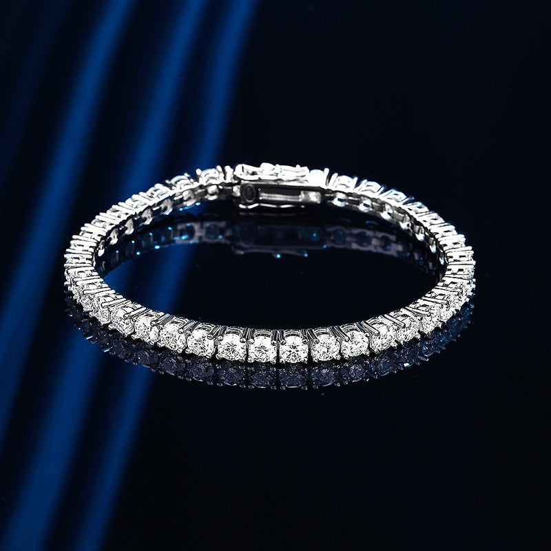 Moissanite Tennis Bracelet 4 mm