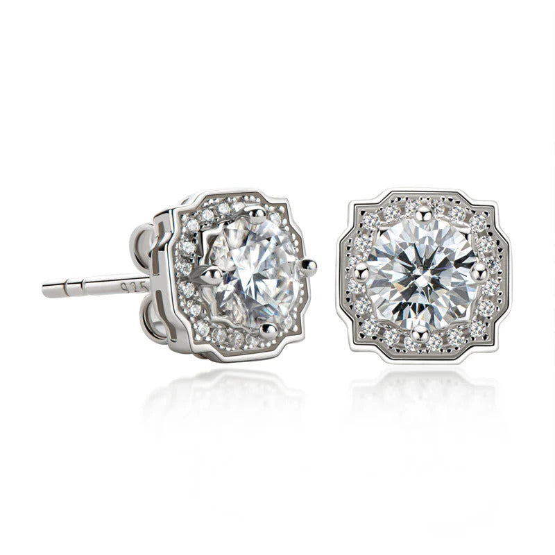 Classic Moissanite Stud Earrings