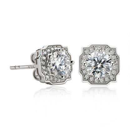 Classic Moissanite Stud Earrings