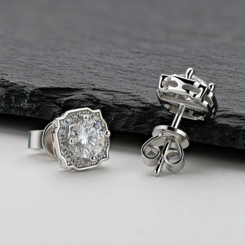 Classic Moissanite Stud Earrings