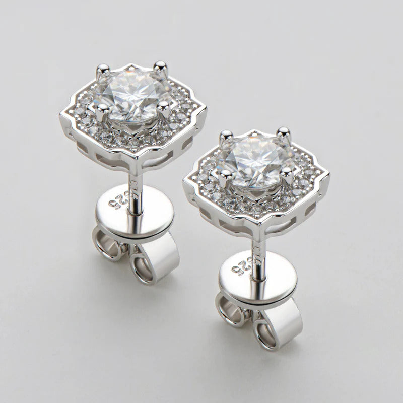 Classic Moissanite Stud Earrings