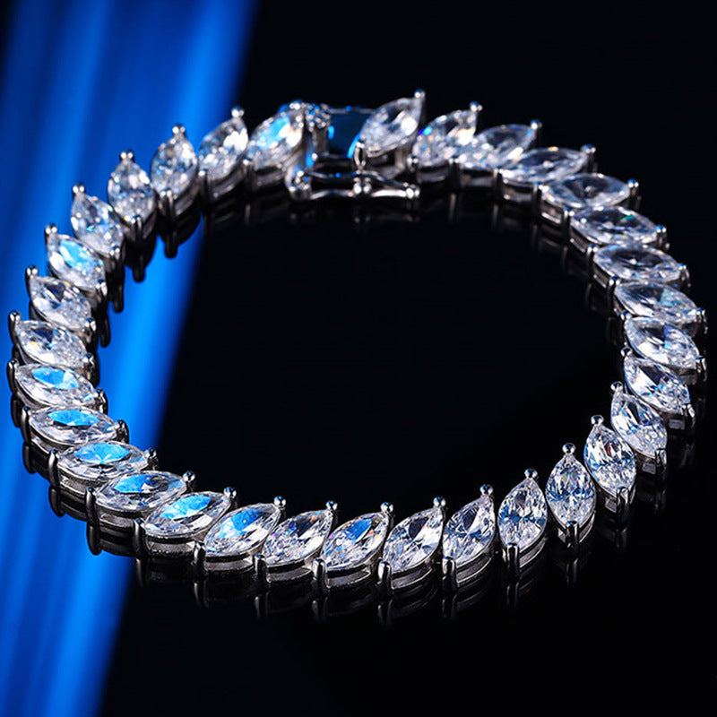 Marquise Cut Tennis Bracelet