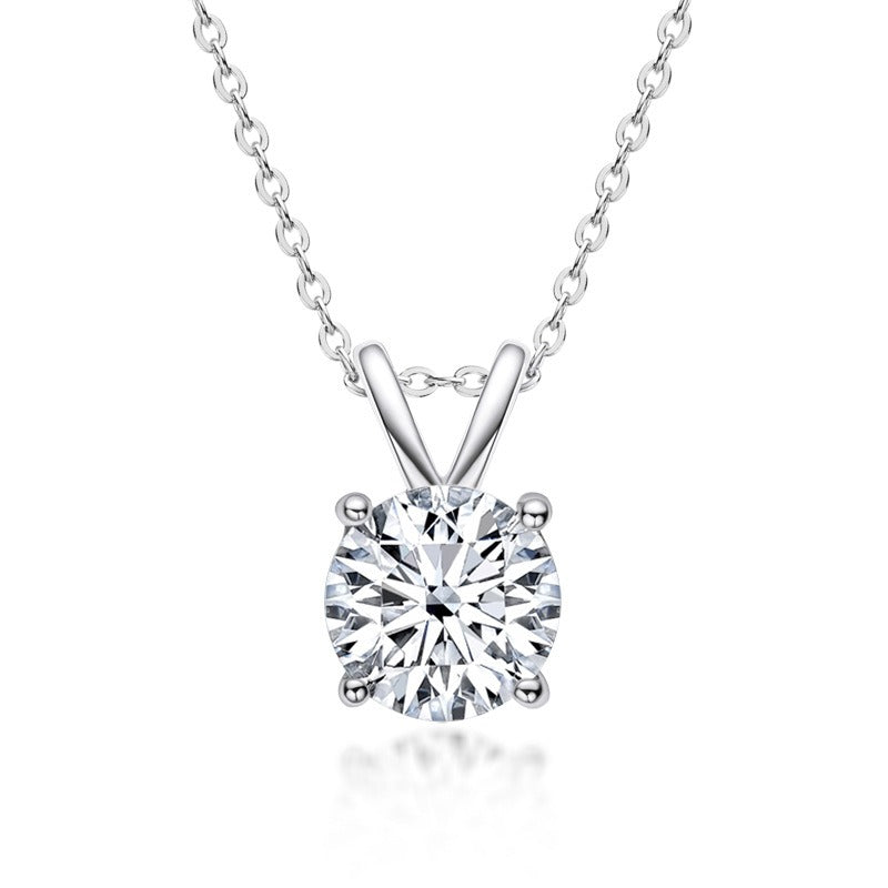 Classic Moissanite Pendant Necklace