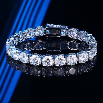 8 MM Moissanite Tennis Bracelet