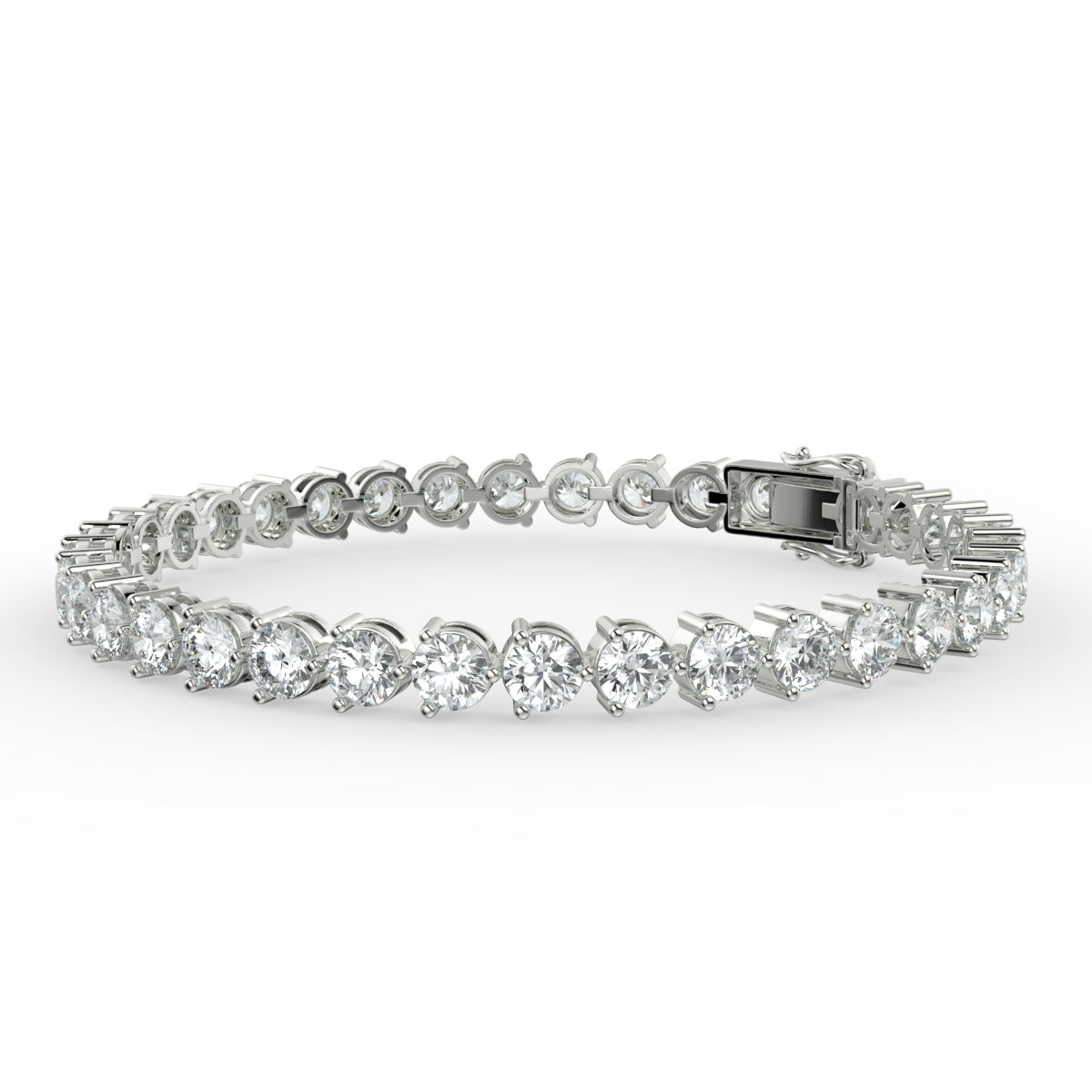 Three-Prong Tennis Bracelet 