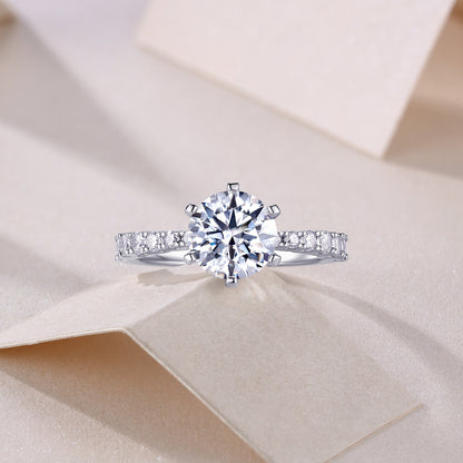 Travel Moissanite Ring 2 carat 