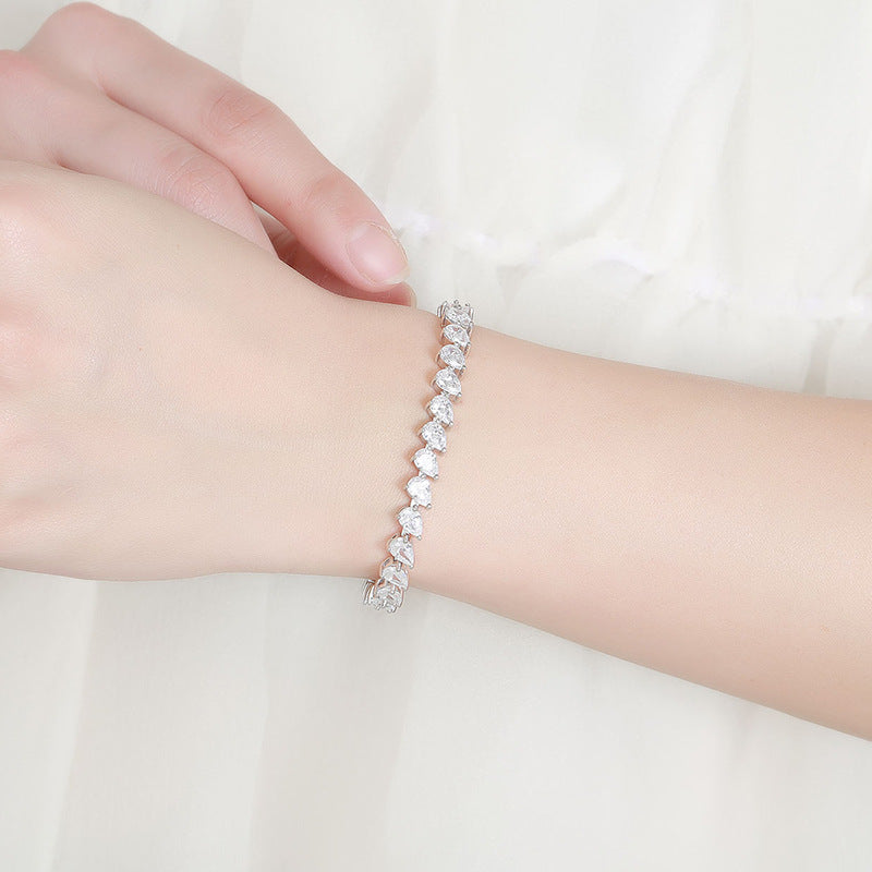 Pear Cut Tennis Bracelet 