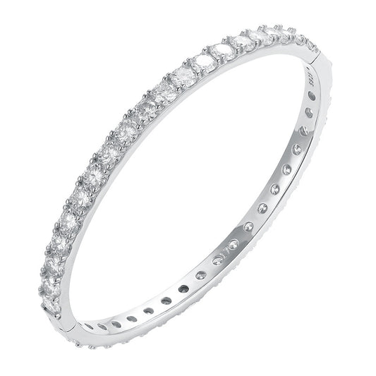 Moissanite Diamond Bangle