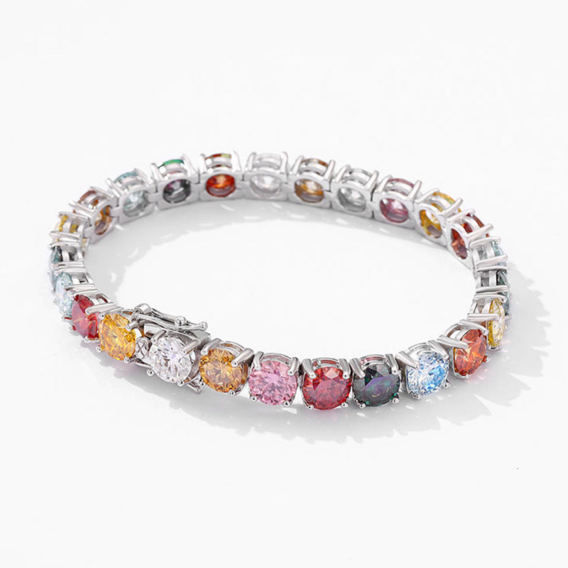 Rainbow Tennis Bracelet 