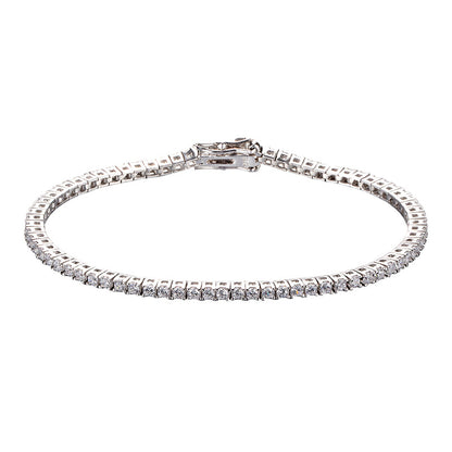 2 mm Moissanite Tennis Bracelet 