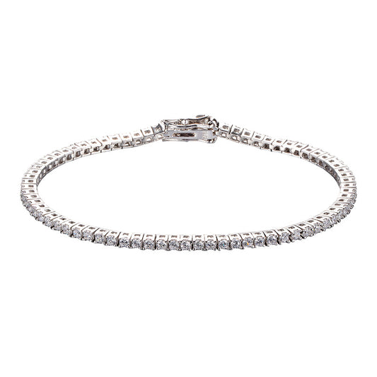 2 mm Moissanite Tennis Bracelet 