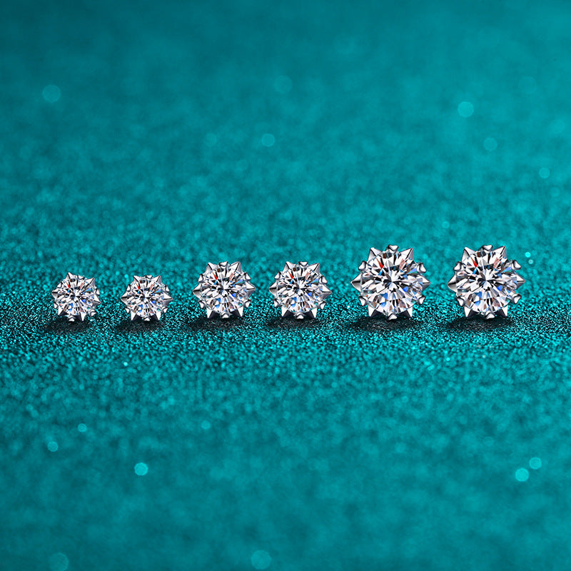 Moissanite Stud Earrings