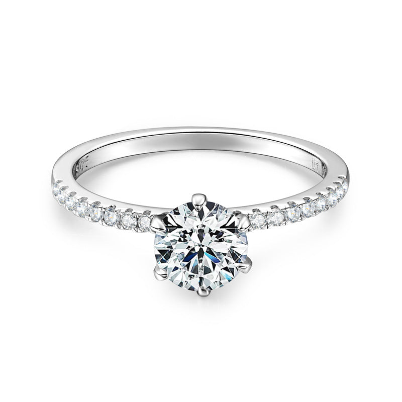 Engagement Wedding 1 Carat Moissanite Ring