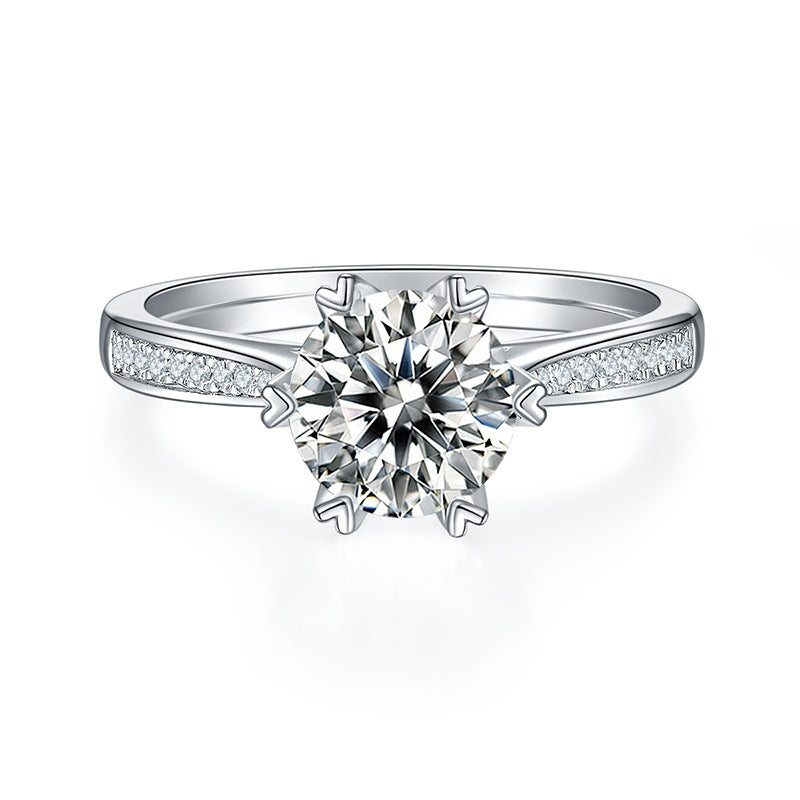 Moissanite 3 Ct Diamond Wedding Ring