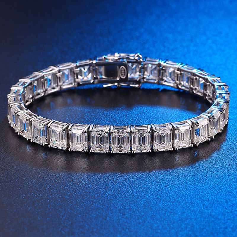 Emerald Cut Tennis Bracelet