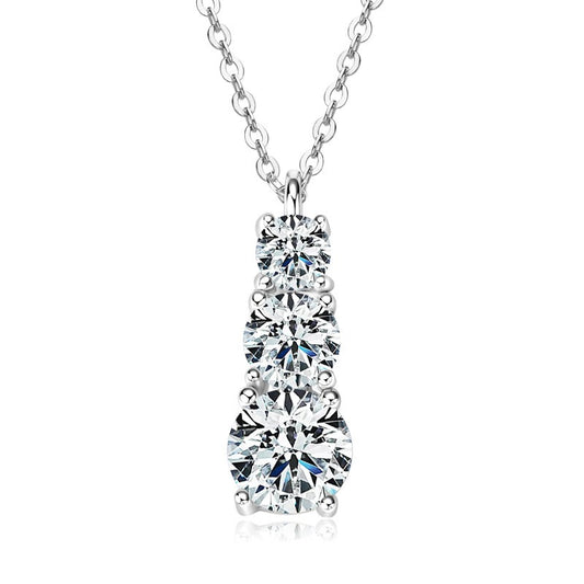 Water Drop Moissanite Pendant