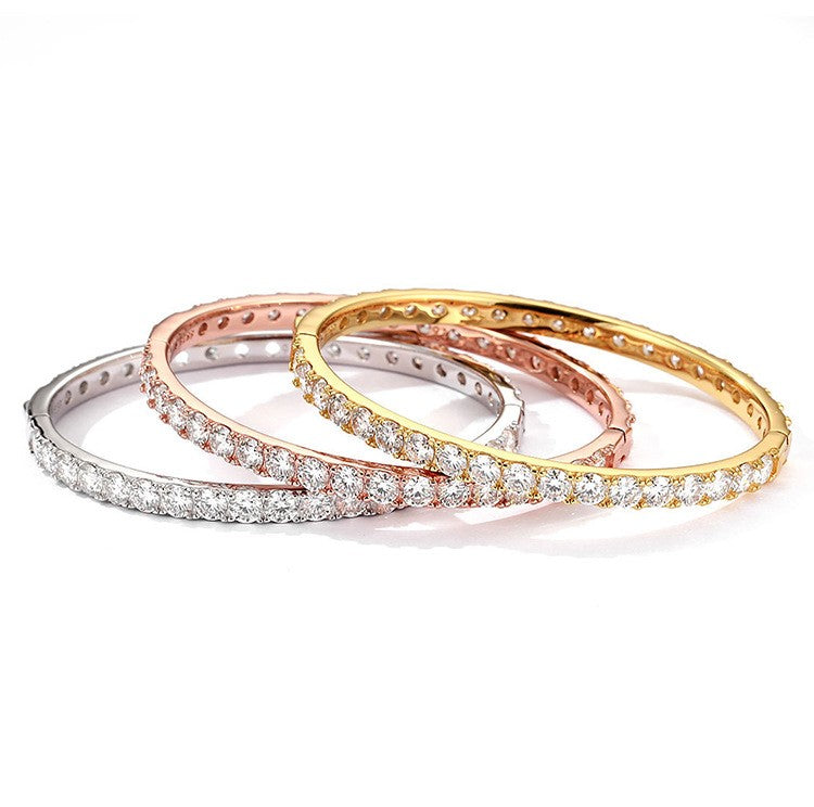 Moissanite Diamond Bangles