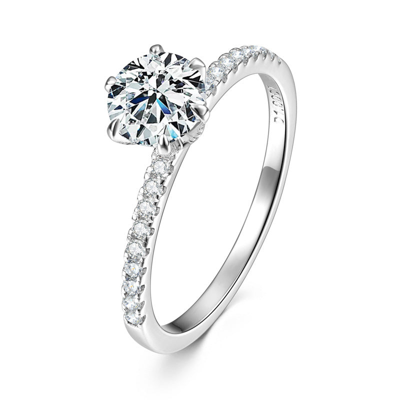 Engagement Wedding 1 Carat Moissanite Ring