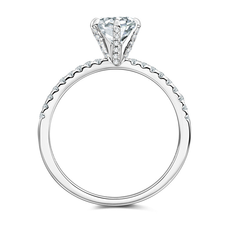 Engagement Wedding 1 Carat Moissanite Ring