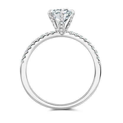 Engagement Wedding 1 Carat Moissanite Ring