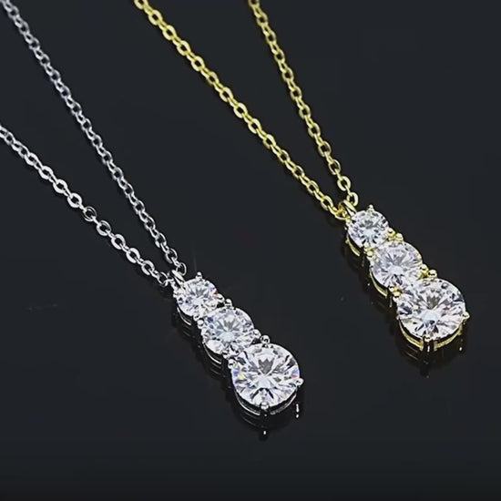 Water Drop Moissanite Pendant