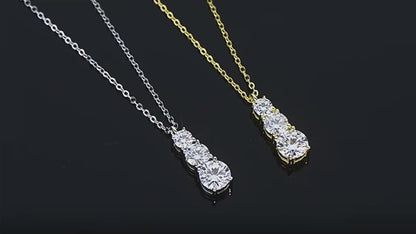 Water Drop Moissanite Pendant