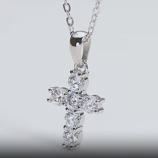 Five Stone Moissanite Necklace