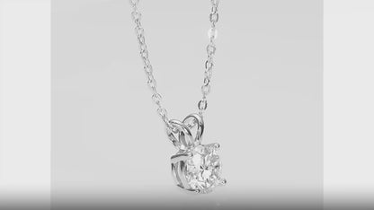 Classic Moissanite Pendant Necklace