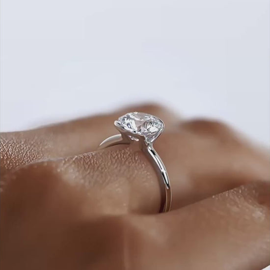 Engagement Moissanite Diamond Ring