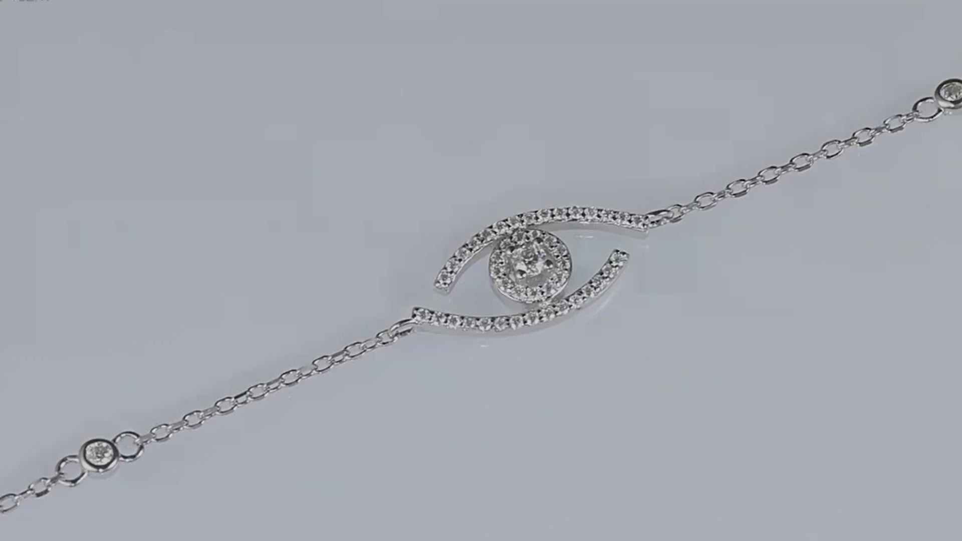 Moissanite Bracelet With Eye Diamond