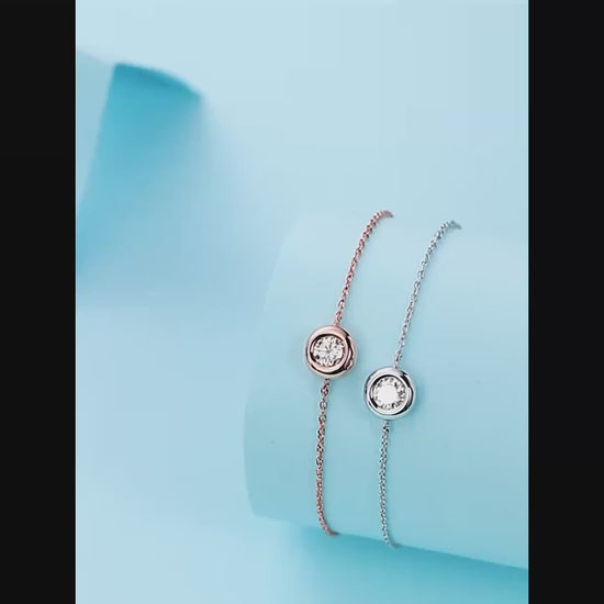 Bubble Style Moissanite Bracelet